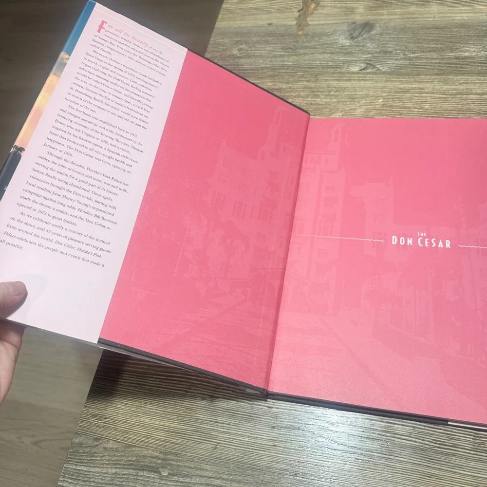 The Don CeSar Florida's Pink Palace St Pete Beach History Book coffee table